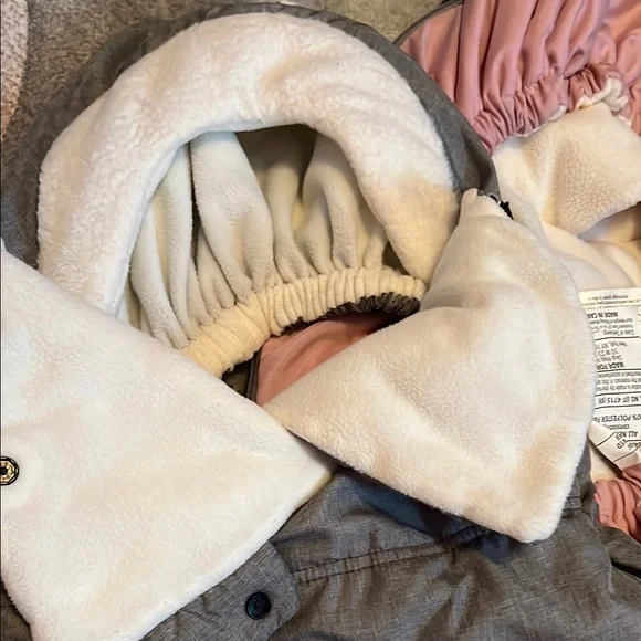 Skip Hop Pink and Gray Baby Cover Set - Picture 4 of 5